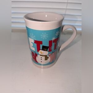 Royal Norfolk Greenbrier International Inc. Let It Snow Coffee Mug Pre-Owned